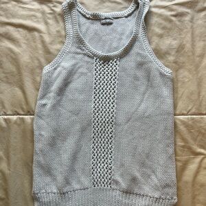 Madewell Light Gray Knit Sweater Tank